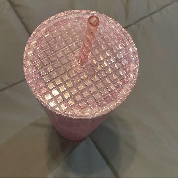 Pink Iridescent Disco Grid Tumbler - Picture 2 of 4